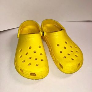 Yellow CROCS